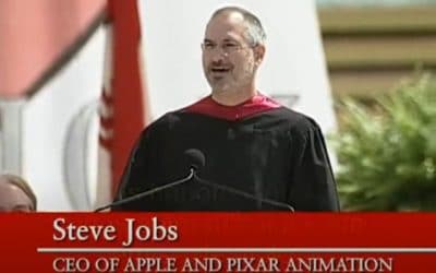 Humilité et courage. Curiosité et intuition. Réalisation et bonheur… Ce que disait Steve Jobs à des jeunes diplômés de l’université de Stanford en 2005 …